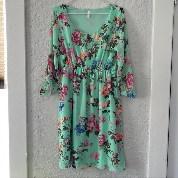 ‼️SOLD‼️ Pink blush Maternity Dress - Picture 2 of 12